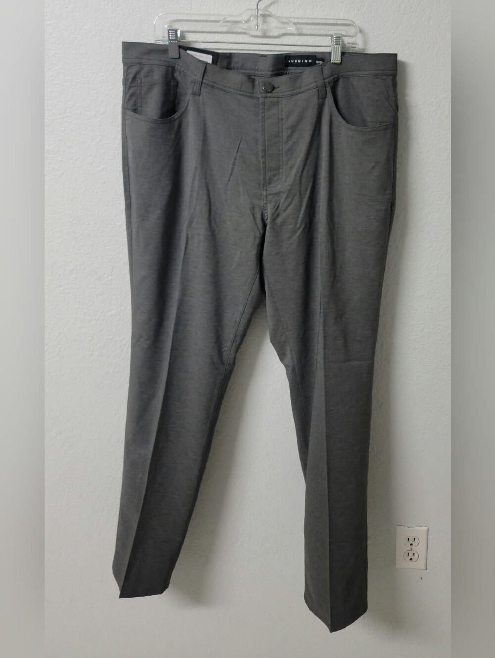 NEW Dunning Golf Pants Men’s 38x32 Gray Stretch Performance
